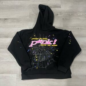 Black Sp5der P*nk Hoodie